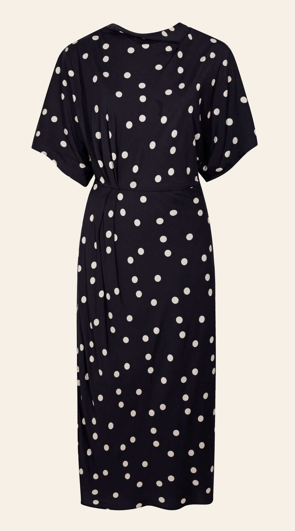 DELANEY Navy Polka Dot