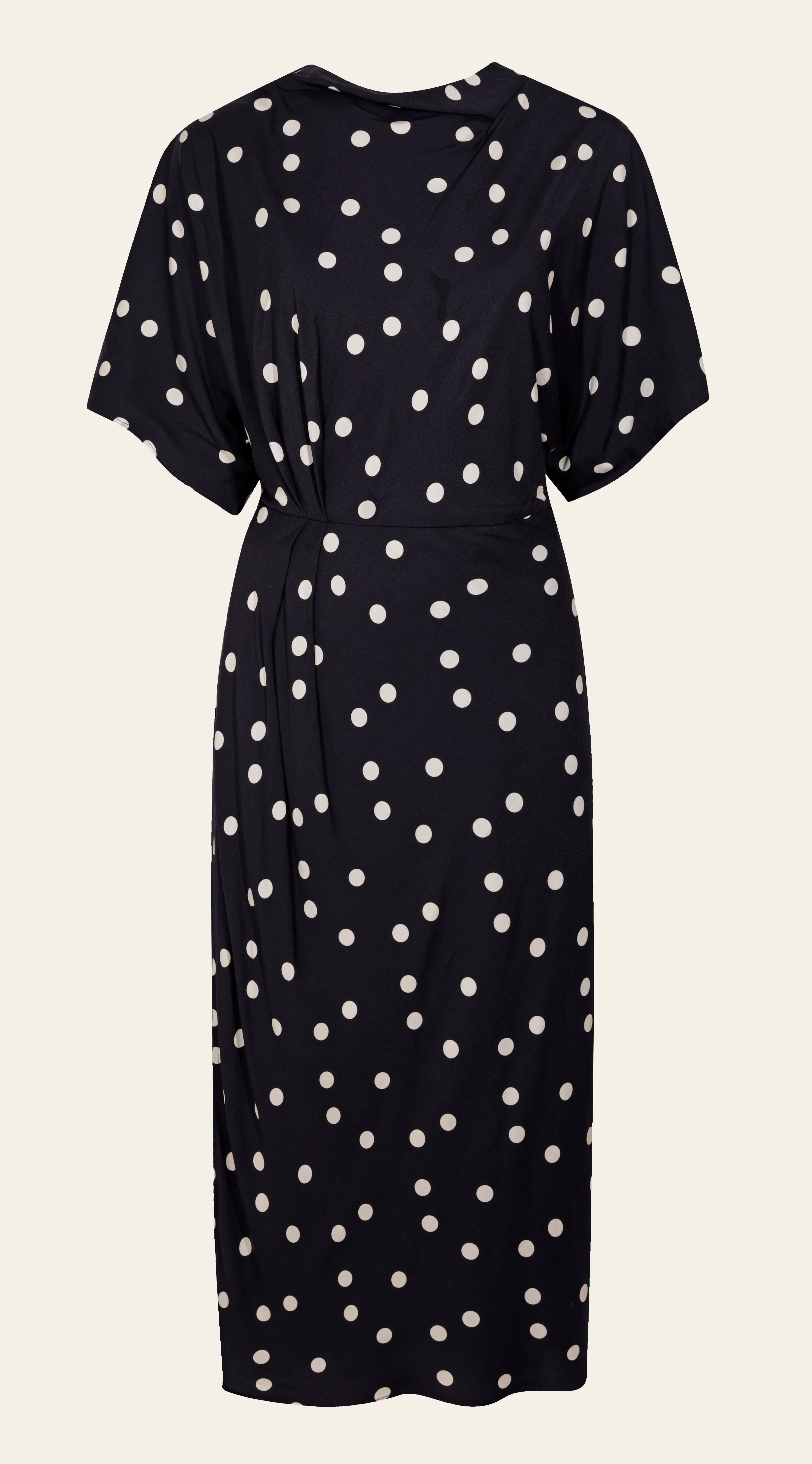 DELANEY Navy Polka Dot