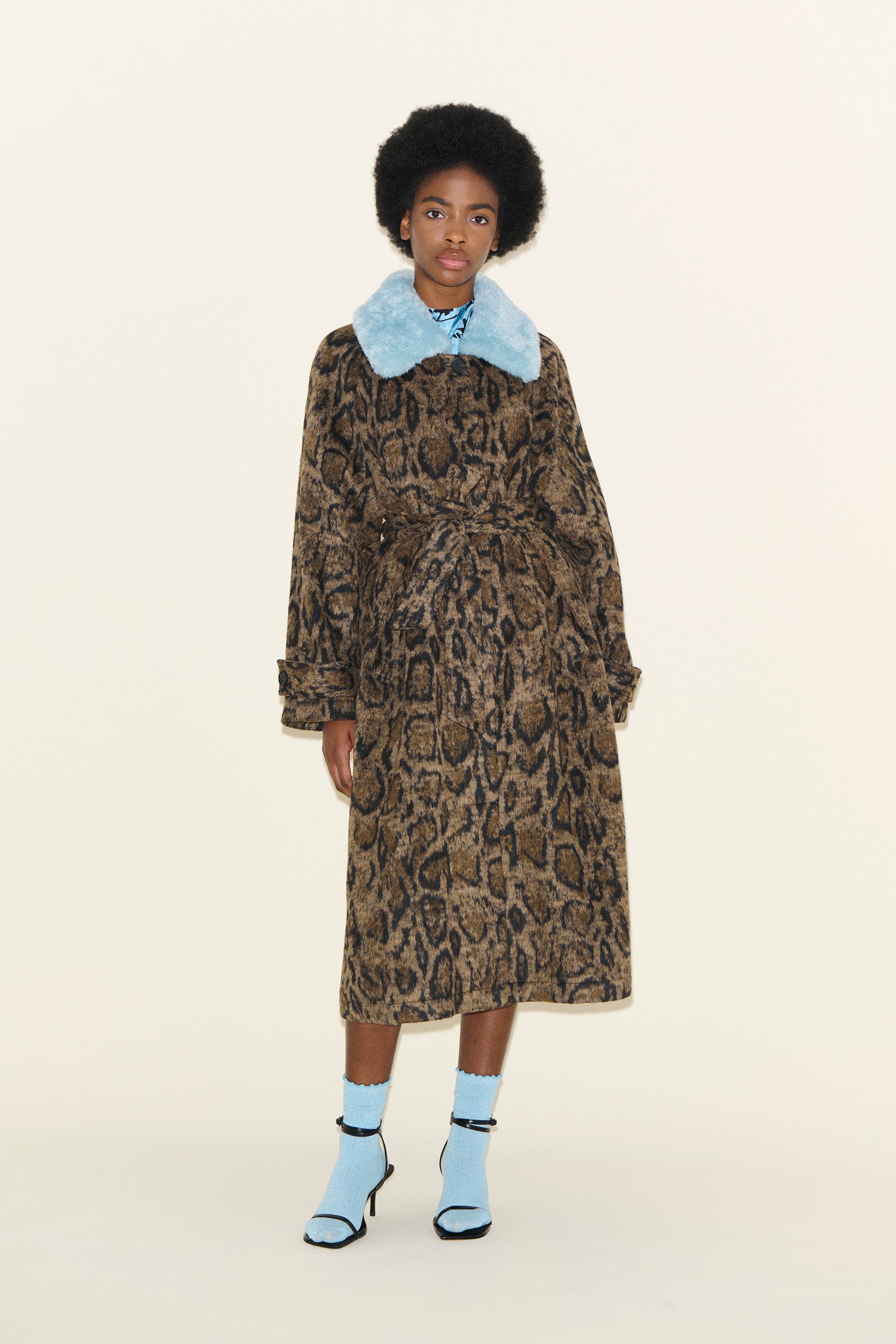 CARRINGTON Leopard and Powder Blue