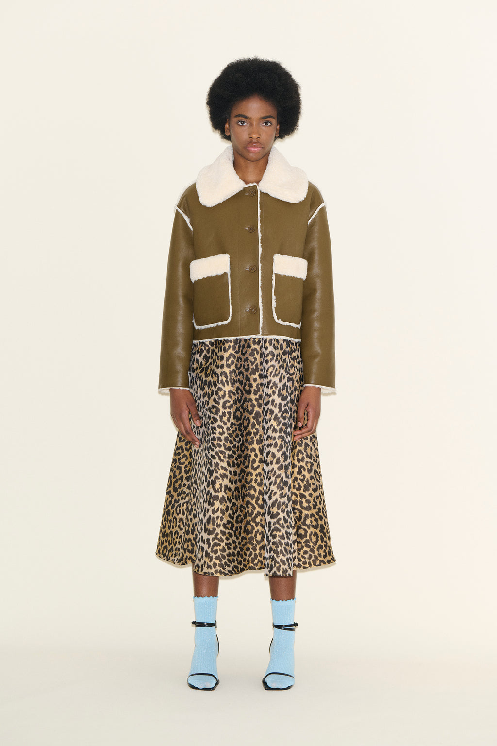 JOHANNA Olive and Cream