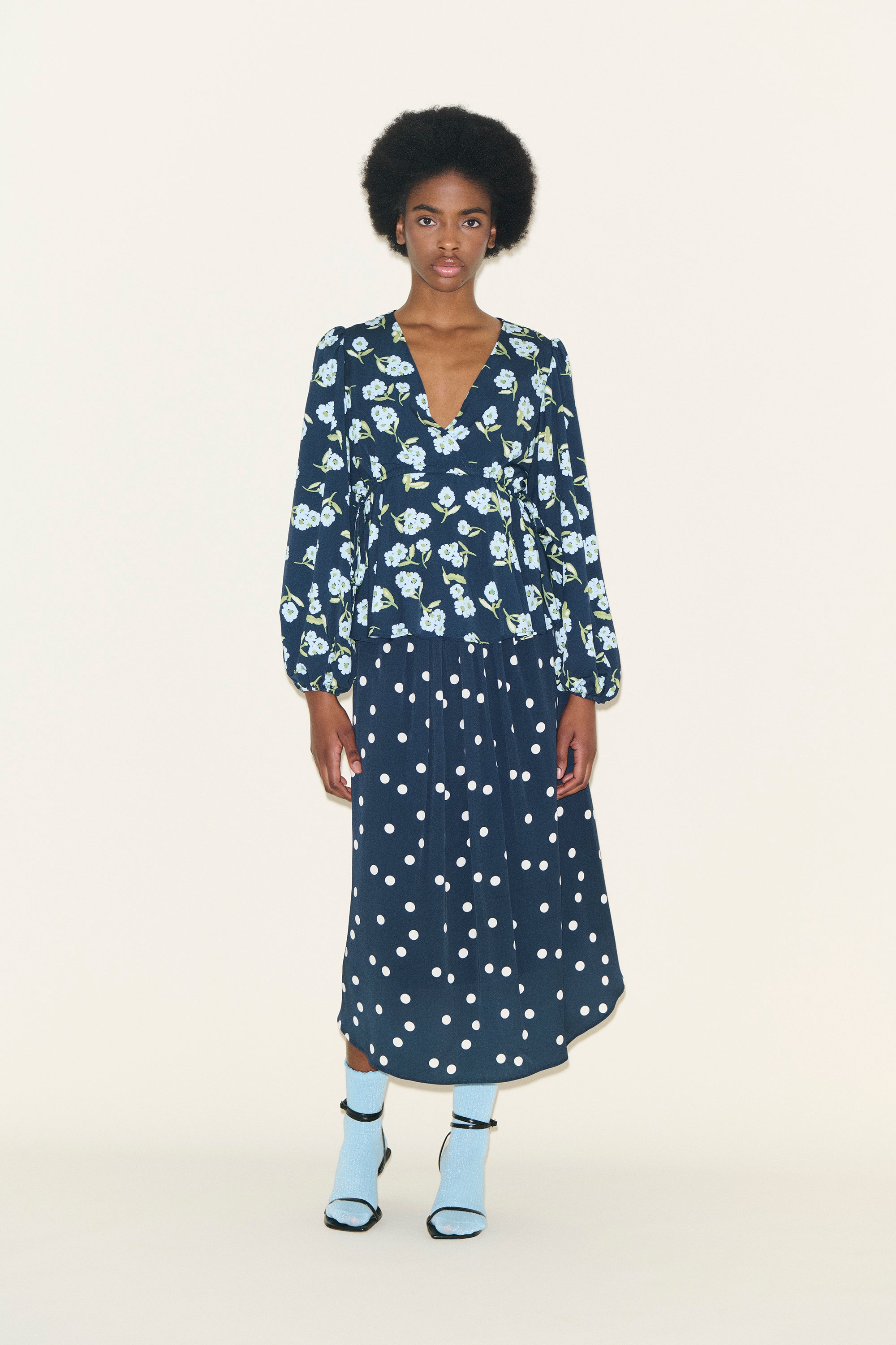 BELLA Powder Blue Floral